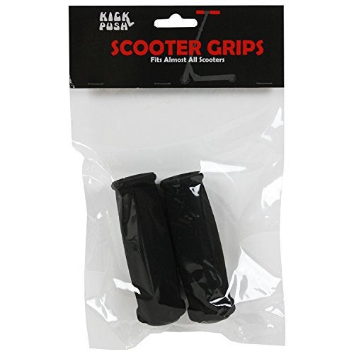 Kick Push New Replacement Handle Grips for Razor Scooter - Foam Grip for Handlebar (Black) - Image 2