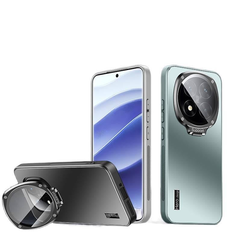 غطاء واقي لـ Redmi Note 15 مع حماية من السقوط وحامل قائم مع مقاوم للصدمات مع تغطية كاملة باللون أبيض بوظيفة حامل للرحلات اليومية لترتيب الأغراض للسفر - Image 2