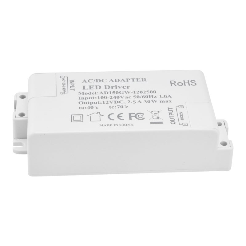12V LED Driver: Flicker Free Waterproof 12V Power Supply - Overcurrent Short Circuit Protection LED Transformer for Bedroom Kitchen Bathroom Office Wet Dry Locations - Image 5