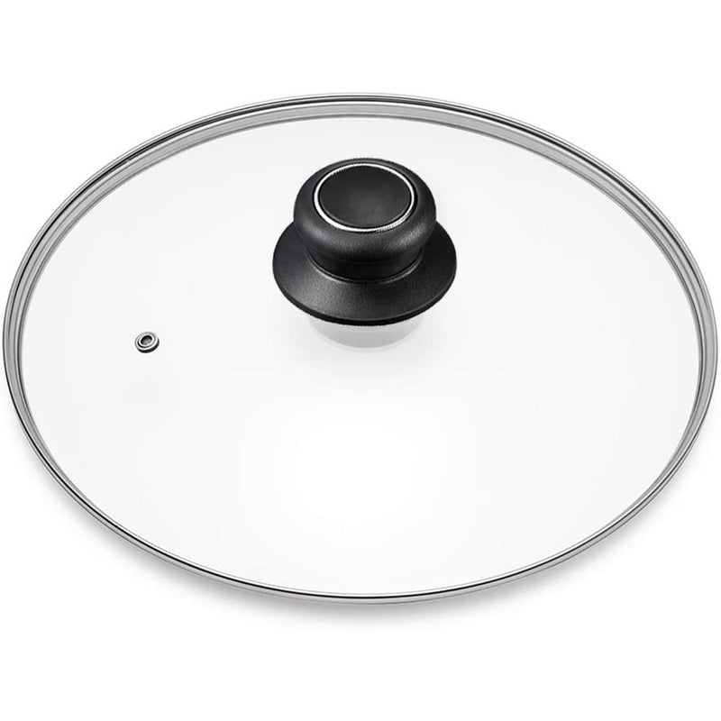 Zuihui 8 Inch Glass Lid For Frying Pan  Skillet  Pan Lid Fits Lodge 8 Inch Cast Iron Skillets 8""/20Cm  Clear - Image 1
