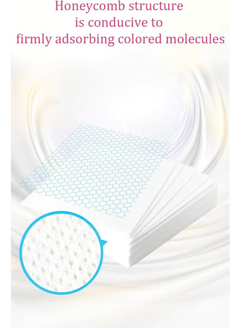 Happy Home 50-Pack Color Catchers to Protect Clothes from Color Transfer and Staining, Loose Dye Absorbent Sheets, Fragrance-Free, Easy to Use and Suitable for All Fabrics and Colors - Image 4