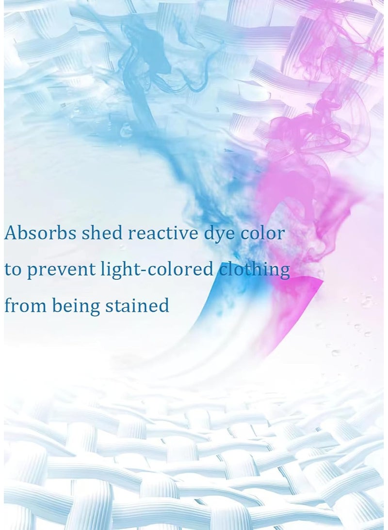 Happy Home 50-Pack Color Catchers to Protect Clothes from Color Transfer and Staining, Loose Dye Absorbent Sheets, Fragrance-Free, Easy to Use and Suitable for All Fabrics and Colors - Image 5