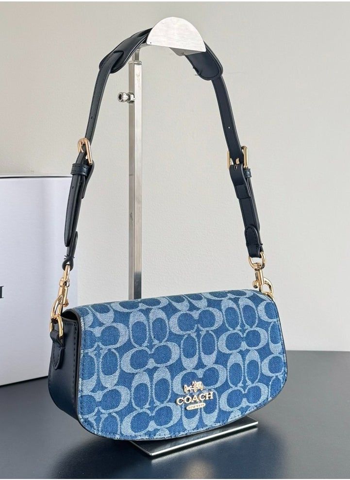coachoutlet - Coach Andrea Shoulder Bag In Signature Canvas - Image 1