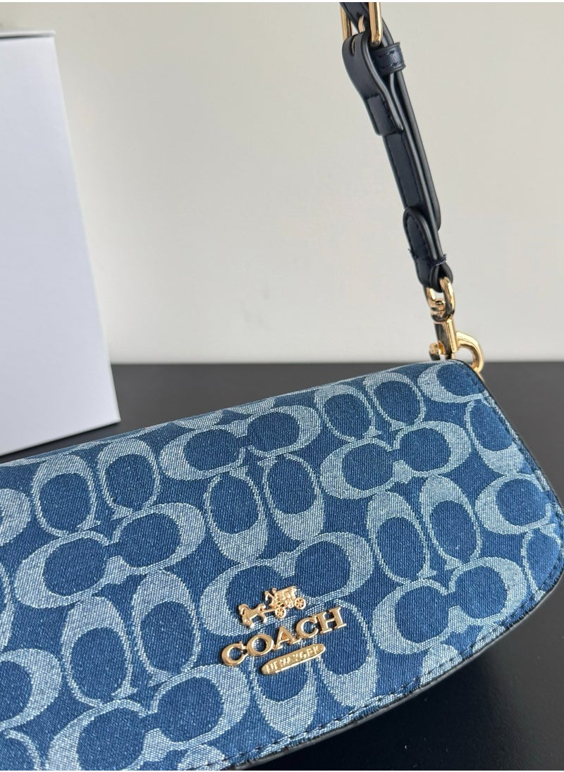 coachoutlet - Coach Andrea Shoulder Bag In Signature Canvas - Image 1