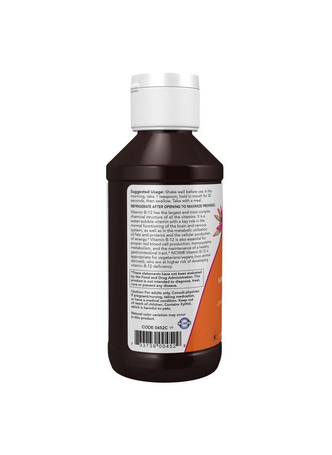 now Supplements Ultra B 12 Liquid 800 Mcg Folic Acid Cellular Energy Production* 4 Ounce  - Image 4