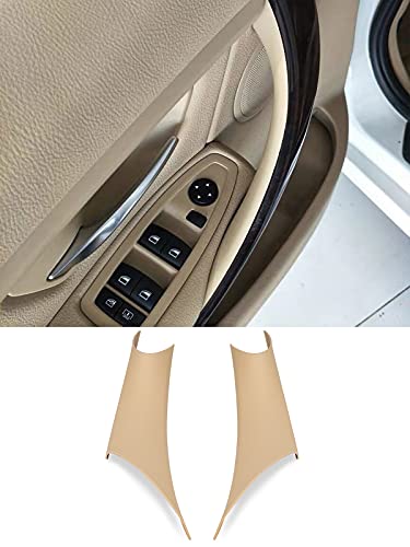 GEATaaT Gelunxin Door Pull Handle Cover for BMW 320,328,330,335,M3 2012-2018 & BMW 428, 435,M4 2014-2017 (Left Front+Right Front, Beige) - Image 1