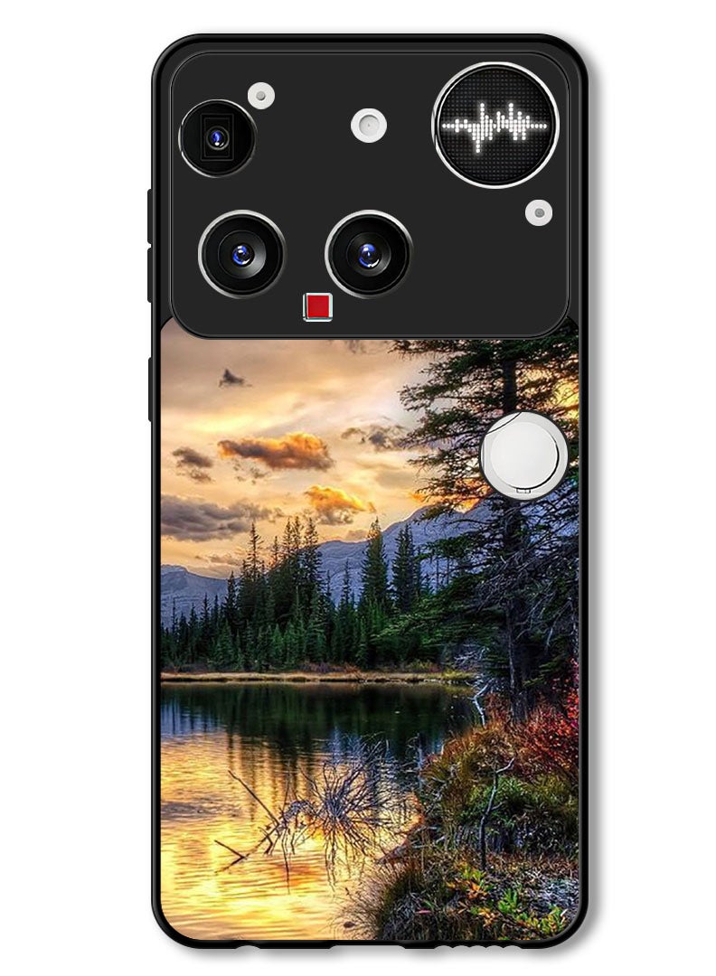 Theodor Case Compatible with Nothing Phone (3) 6.67 Inch Protection Shockproof Bumper Cover Nature - Image 1