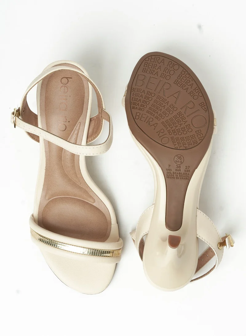 Beira Rio Sandals for Women with Back Strap – Stylish & Supportive sling Back Ladies Sandals