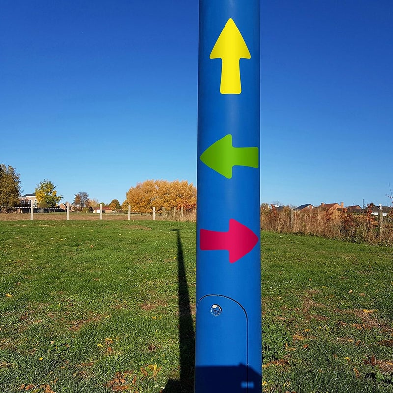 imaggge.com 12 Arrows – Fuchsia – Warning Stickers – Indoor and Outdoor – Directions, Arrow Path, Directions - Image 5