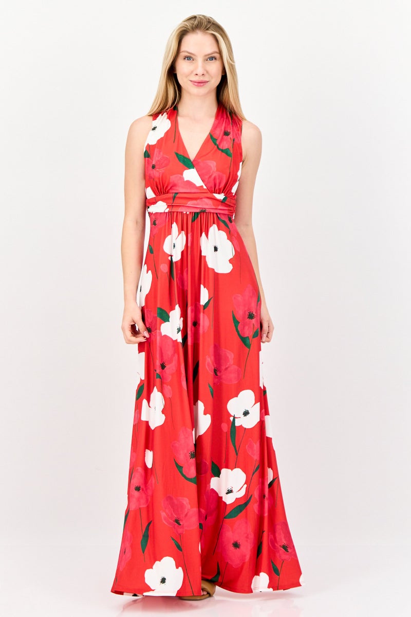 Phase Eight Women Floral Pattern Jersey Maxi Dress, Multicolor - Image 1