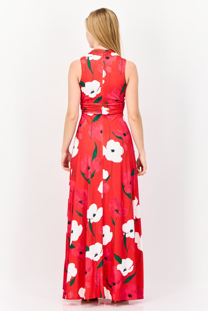 Phase Eight Women Floral Pattern Jersey Maxi Dress, Multicolor - Image 2