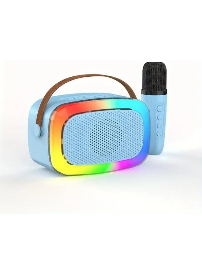 SAFENHAND Portable Bluetooth Karaoke Speaker with Wireless Microphone, Mini Karaoke Machine for Kids and Adults, Party Gift - Image 1