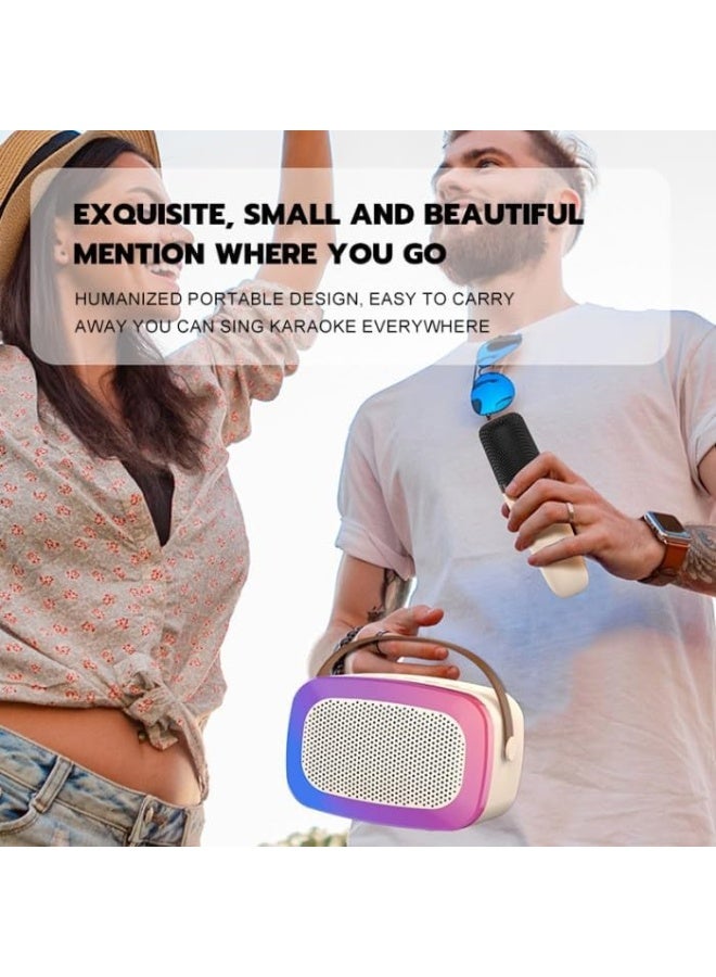 SAFENHAND Portable Bluetooth Karaoke Speaker with Wireless Microphone, Mini Karaoke Machine for Kids and Adults, Party Gift - Image 4