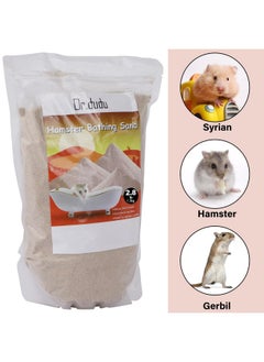 DR.DUDU Hamster Bath Sand, 2.8lb Dust Free Desert Sand or Potty Litter Sand for Hamster Chinchillas Gerbil Syrian Mice Small Animals (Beige) - pzsku/ZFF325D23481C0D0B6269Z/45/_/1737031894/413c7e80-fee3-4ce5-bd58-d4568ffbed3d