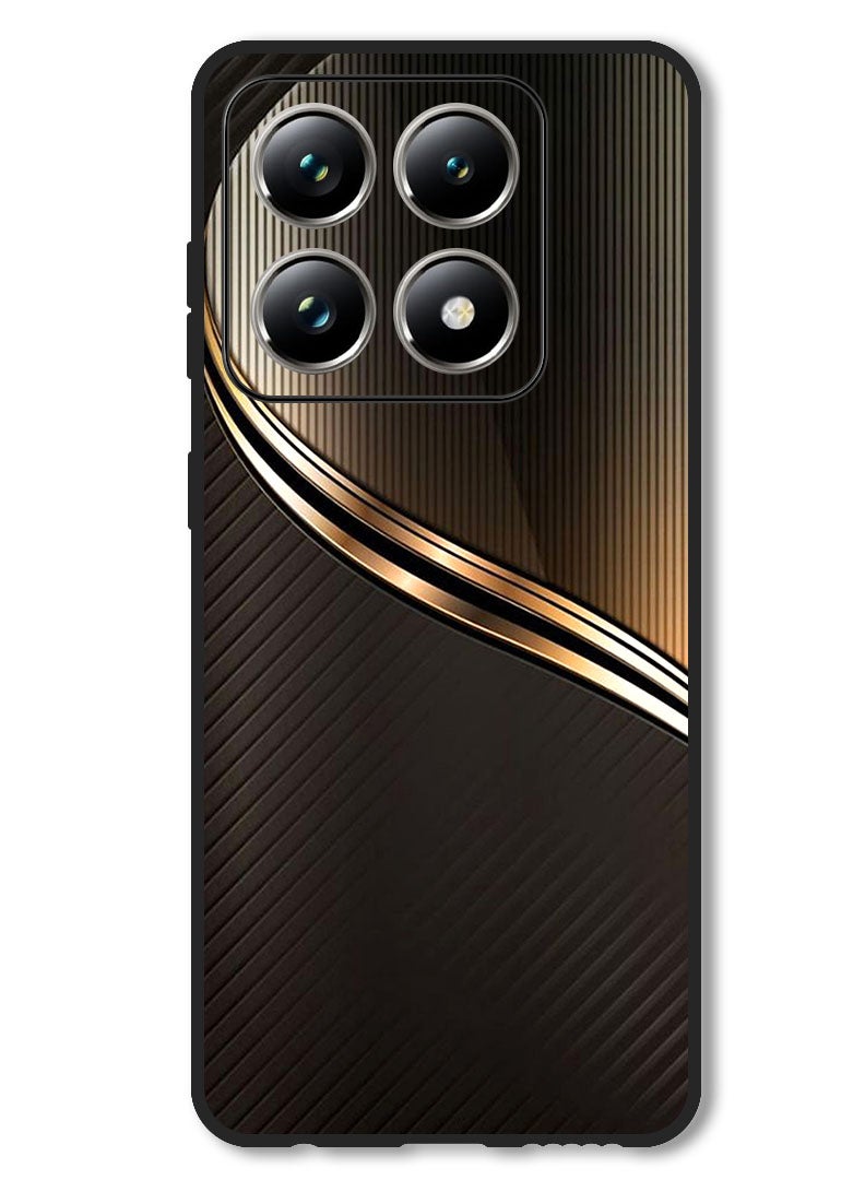 Theodor Case Compatible with Xiaomi 14T Pro Protection Shockproof Bumper Cover Steel Pattern - Image 1