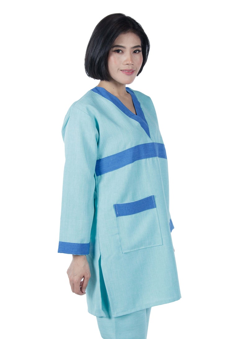 Long sleeve kashmiri housemaid set 507  - Image 2