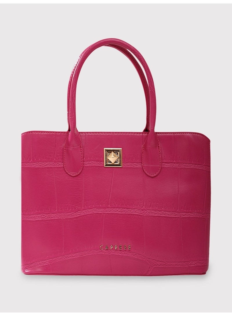 CAPRESE MINK SATCHEL SMALL FUCHSIA - Image 1