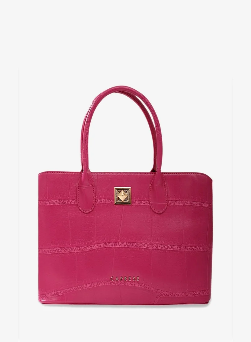 CAPRESE MINK SATCHEL SMALL FUCHSIA