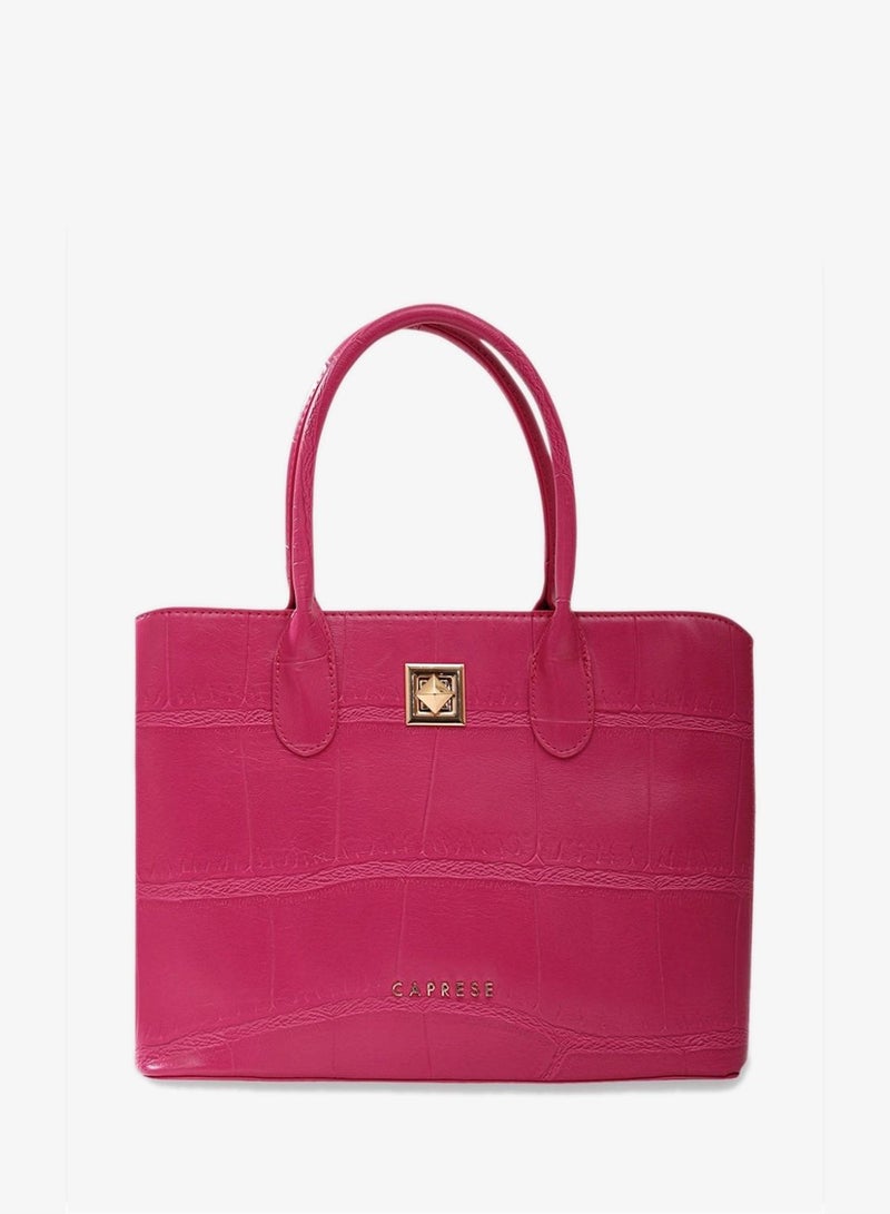 CAPRESE MINK SATCHEL SMALL FUCHSIA - Image 1