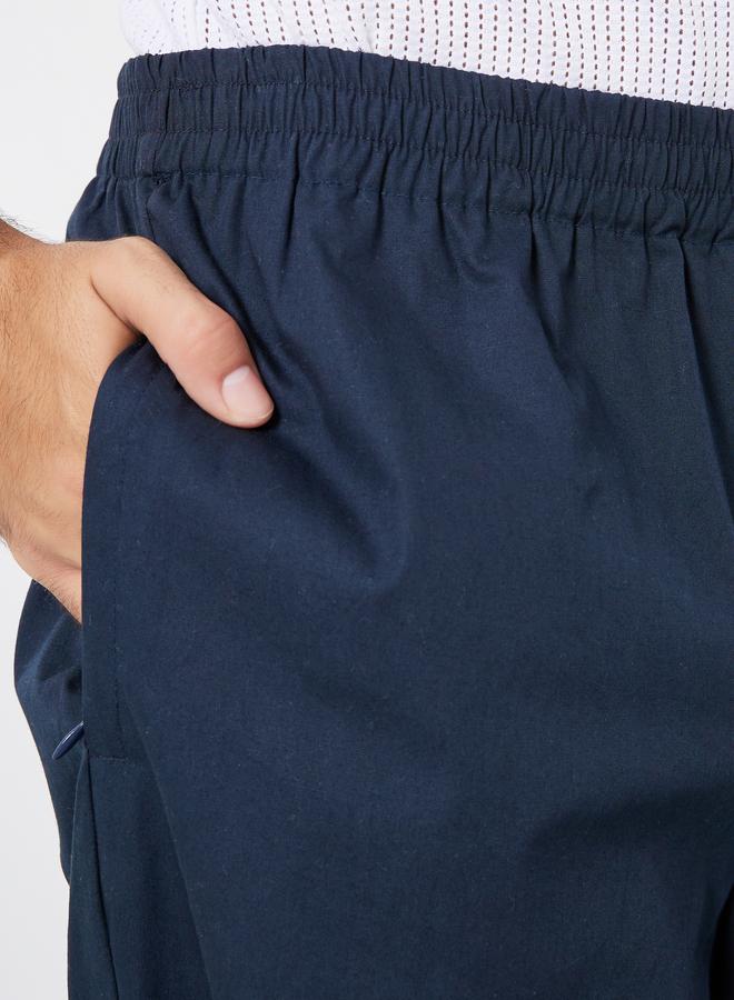 ستايلي بنطال بيجاما قطن مع جيب بسحَّاب غلق - Image 3