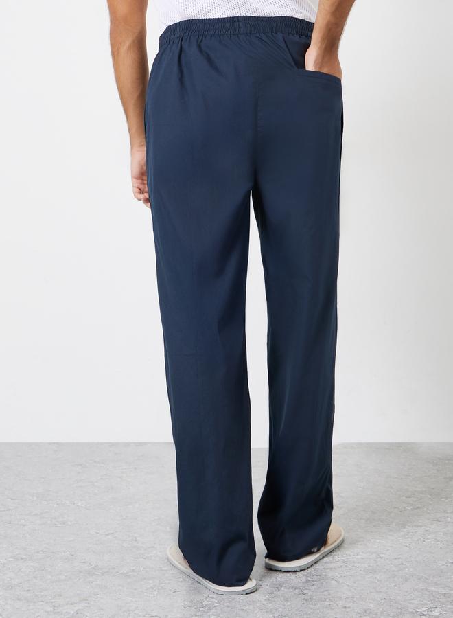 ستايلي بنطال بيجاما قطن مع جيب بسحَّاب غلق - Image 4