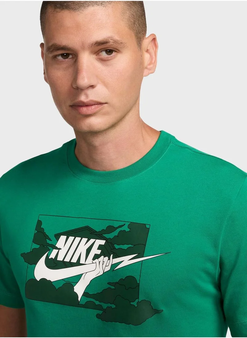 Nike Nsw Club Hybrid T-Shirt