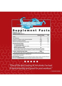 iSatori Amino-GRO BCAA Powder - Branched Chain Amino Acid Formula with Glutamine and Bio-GRO Bio-Active Peptides - Essential Amino Energy for Women and Men - Blue Razz Snow Cone (30 Servings)  - Image 2