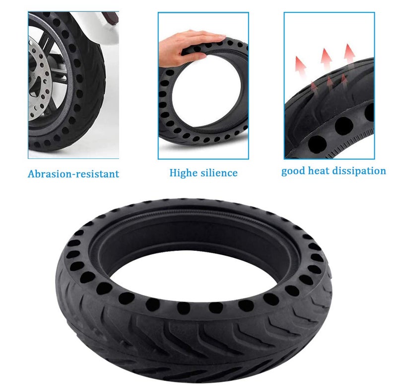Together-life Solid Tires for Xiaomi m365 Electric Scooter Mijia M365, Gotrax GXL V2, 8.5 Inches Electric Scooter Wheels Front or Rear Replacement Honeycomb Solid Tires - Image 4
