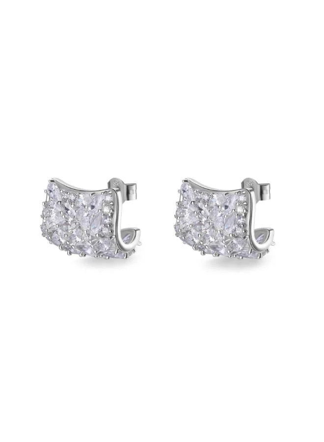 ROSATO Gemma Sterling Lobe Earrings