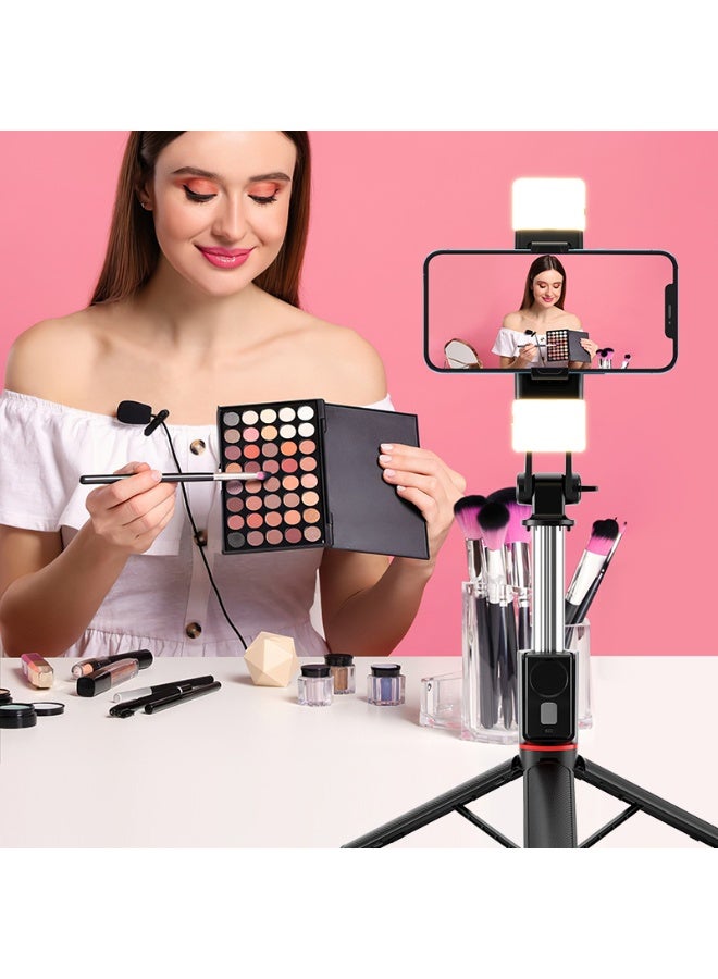 62" Phone Tripod, Tripod for iPhone & Selfie Stick Tripod with Remote, Extendable Phone Tripod Stand & Travel Tripod, Solidest Cell Phone Tripod Compatible with iPhone/Android - Image 3