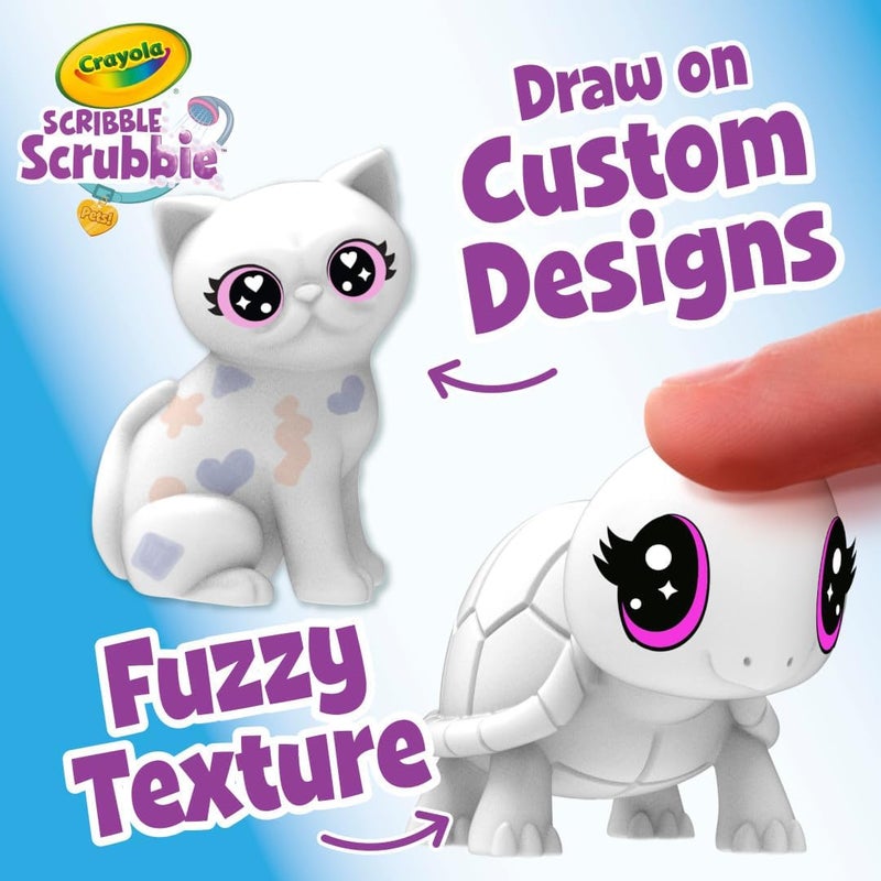 Crayola مجموعة طلاء الهواء لرسومات الحيوانات الأليفة من كرايولا سكرابل سكرابي - Image 2