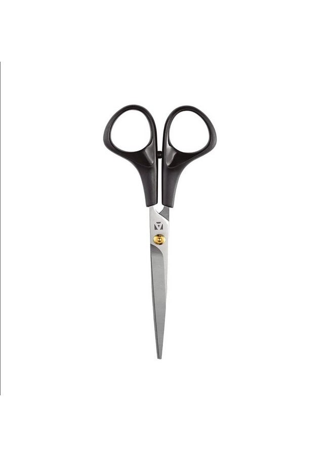 ARTERO Straight Scissors For Pet Grooming Made Of Stainless Steel, With A Comfortable Plastic Handle Fine Cutting Edge To Snip Through The Thickest Fur & The Toughest Tangle - 5.25"  - Image 1