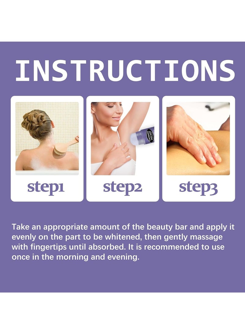 EELHOE عصا تبييض الإبط، إزالة الروائح، معجون تفتيح البشرة، كريم تبييض للأجزاء الخاصة، كريم للإبط، للركب والمرفقين، كريم ترطيب وعناية بالبشرة - Image 4