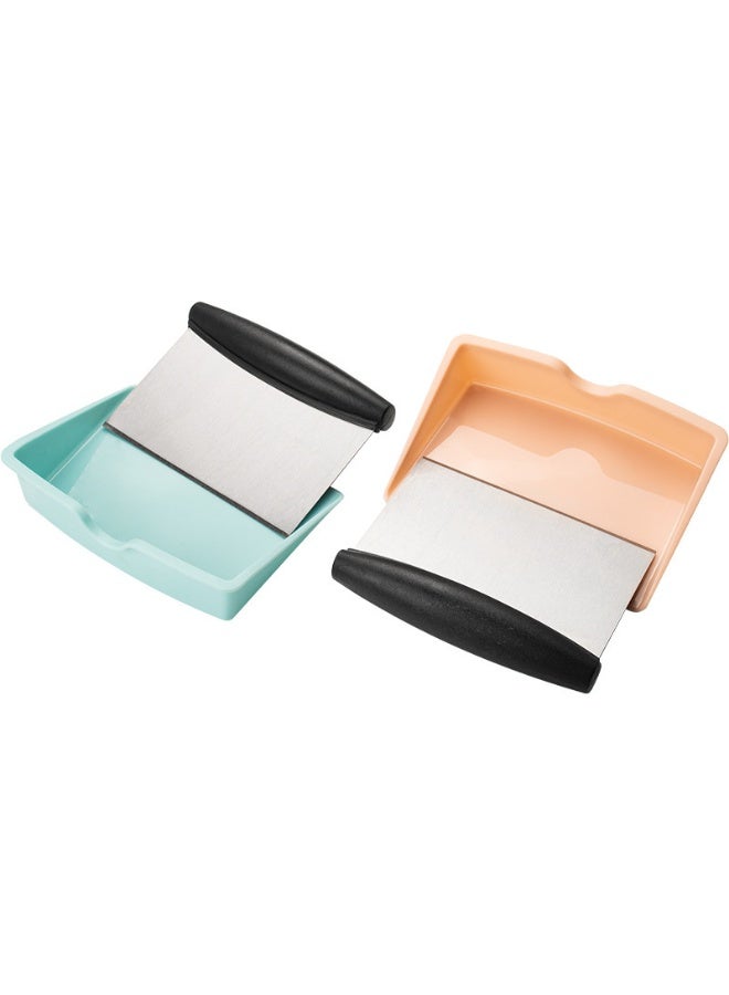 Dough Pastry Chopper Scraper Multi-functional Baking Utensil for Bread Pizza - Image 5