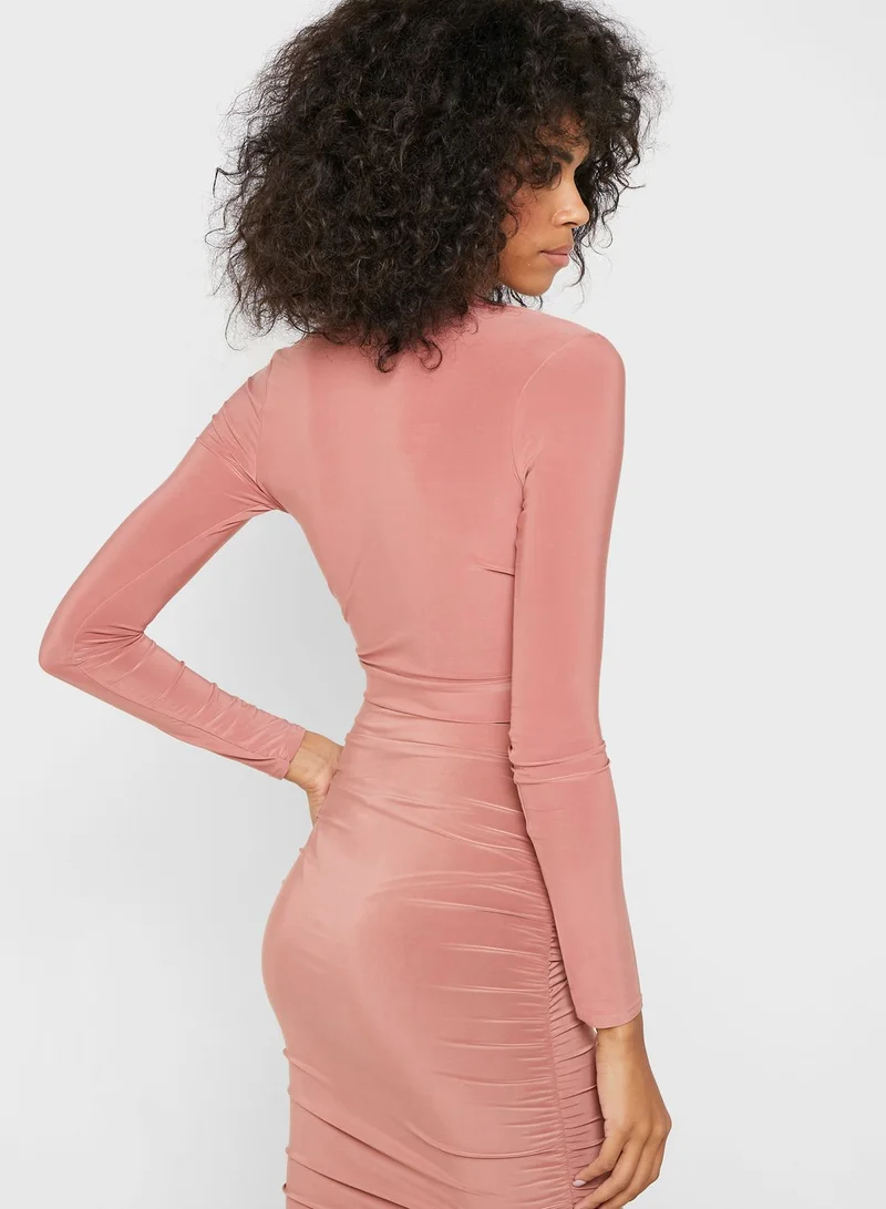 Missguided Tall Slinky Long Sleeve Top