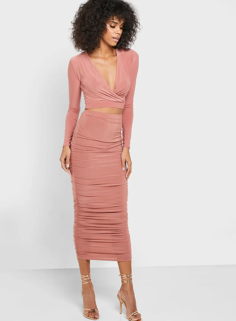 Missguided Tall Slinky Long Sleeve Top