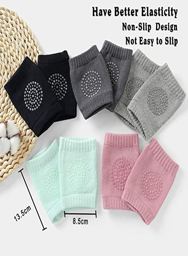 Tinytotem Baby Crawling Anti-Slip Knee Pads Toddler Elbow Protectors Guards Crawl Socks Leg Kneecap Warmers for Babies Protective Anti-Slip for Kids (2 Pair) - Image 5