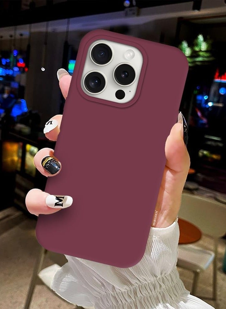 Houmt iPhone 15 Pro Max Case 6.7 Inch Liquid Gel Silicone iPhone 15 Pro Max Cover Inside Microfiber Soft Silky Touch Anti-Scratch Thin Shockproof Cover Compatible with iPhone 15 Pro Max - Image 3