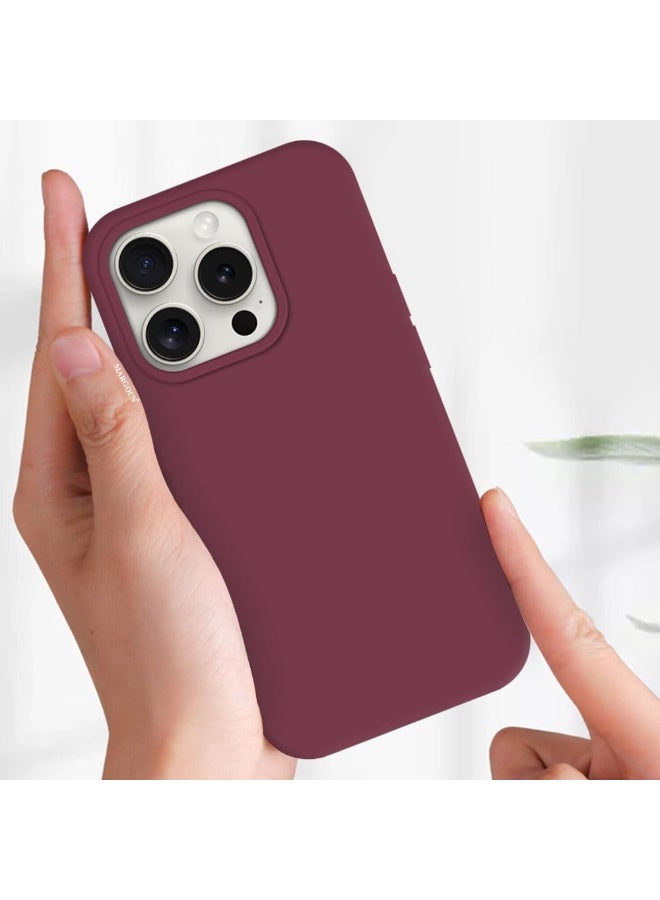 Houmt iPhone 15 Pro Max Case 6.7 Inch Liquid Gel Silicone iPhone 15 Pro Max Cover Inside Microfiber Soft Silky Touch Anti-Scratch Thin Shockproof Cover Compatible with iPhone 15 Pro Max - Image 4