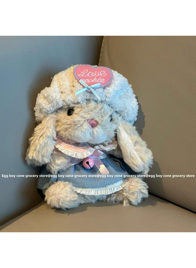 [clothes Only] Jellycatyummy Rabbit Clothes Curly Piggy Puppy Doll Goggles Pajamas Dress-Specification:[only Clothes, Not Including Dolls] Suitable For Dolls Within 20cm-Colour:Pink Fisherman Hat + Rat Overalls Suit (doll Not Included) - Image 5