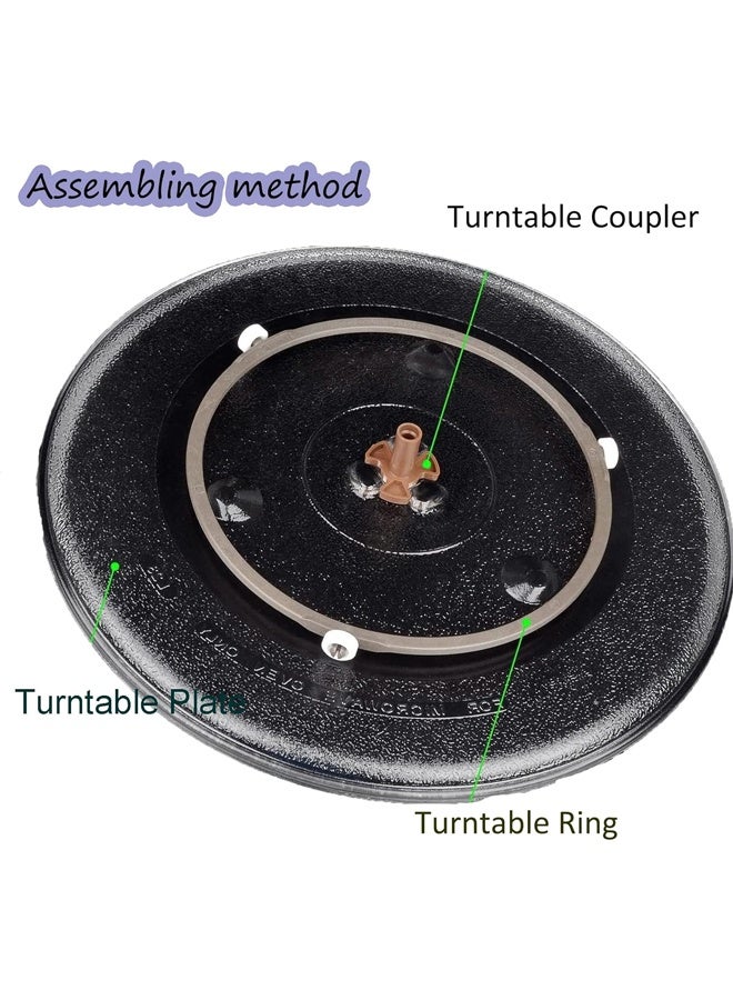 قطعتان من عمود الميكروويف مقاس 0.59 بوصة، وصلة قرص دوار للميكروويف، وصلة دعم دليل أسطوانة فرن الميكروويف الصغير، عمود صينية وصلة دعم - Image 4