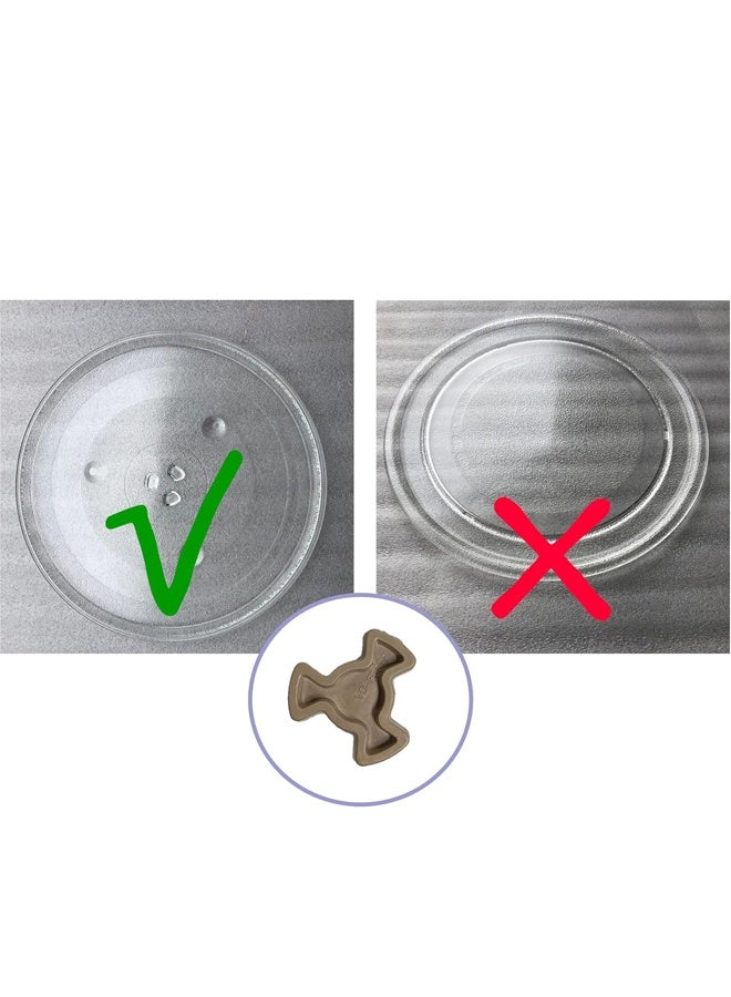 قطعتان من عمود الميكروويف مقاس 0.59 بوصة، وصلة قرص دوار للميكروويف، وصلة دعم دليل أسطوانة فرن الميكروويف الصغير، عمود صينية وصلة دعم - Image 3