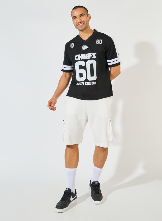 ستايلي تيشيرت جيرسيه فضفاض بأكمام قصيرة - Image 2