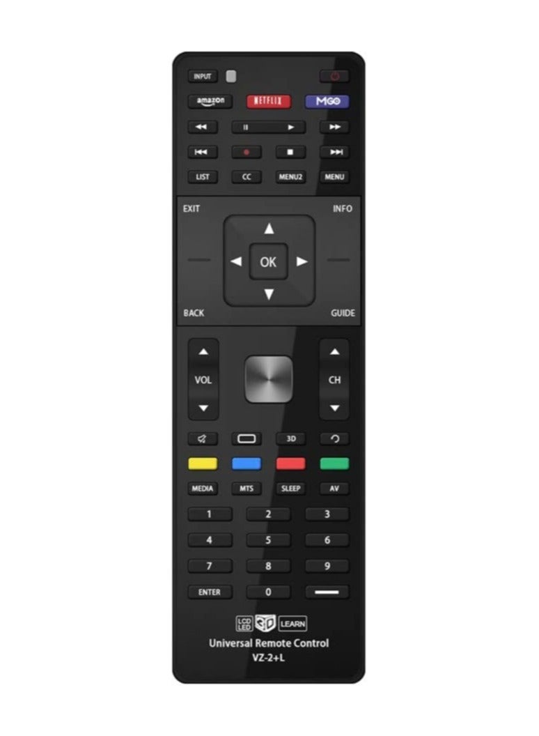 vesus Universal TV Remote for Almost All LED LCD 3D Smart E Series TV Smart Internet Apps with Netflix and M-GO Keys Sub XRT112 - Image 1