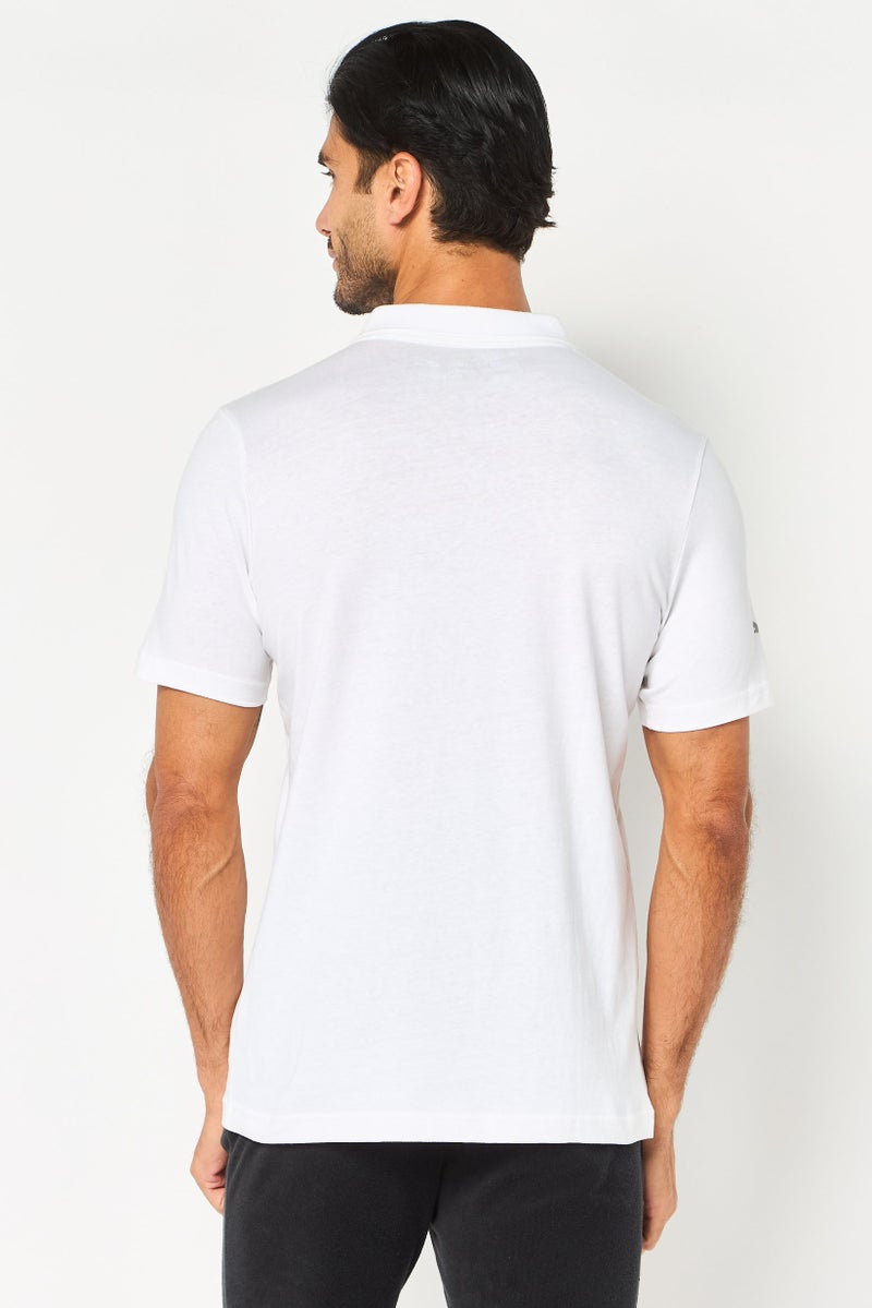 PUMA Men Sportswear Fit Short Sleeve Outdoor Polo Shirt, White - Image 2