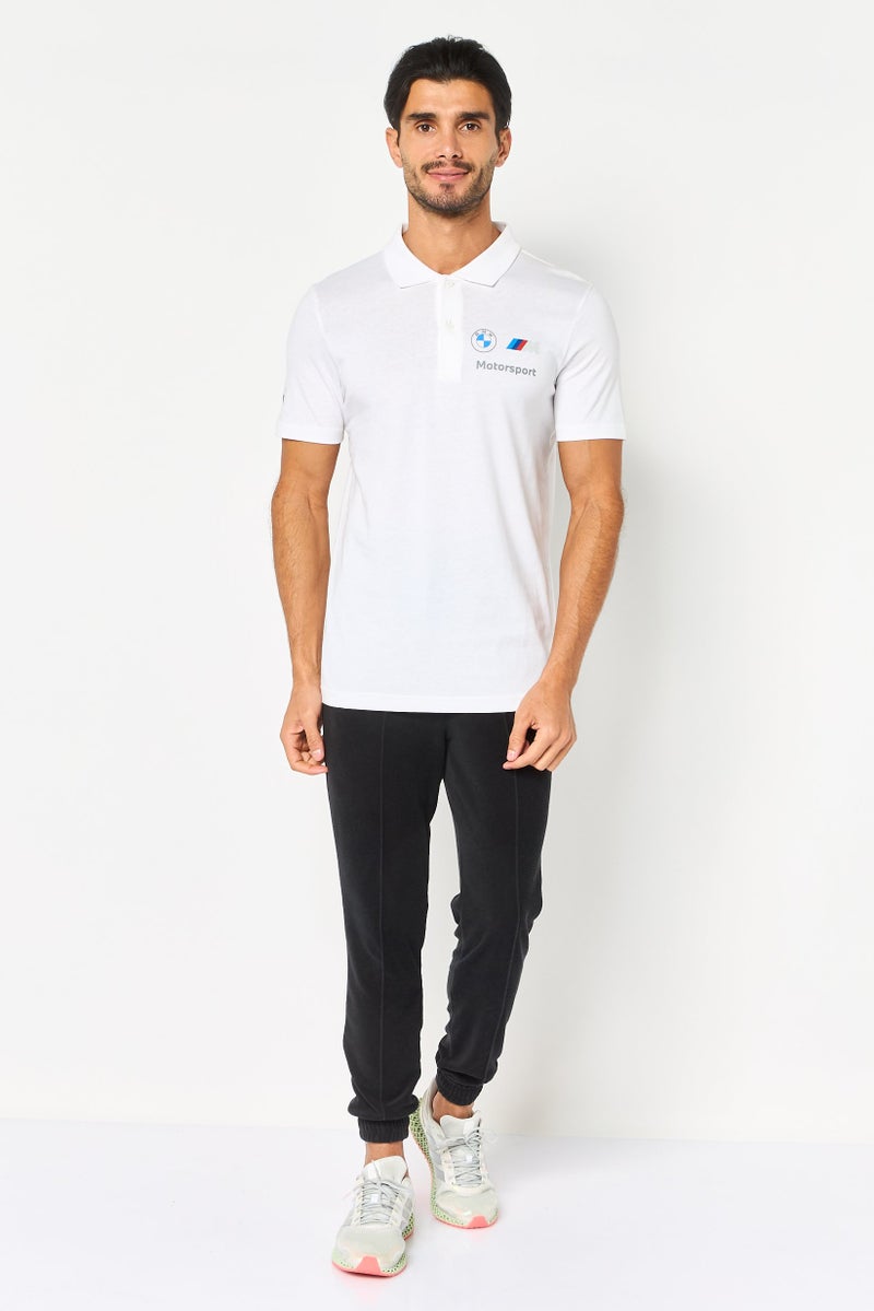 PUMA Men Sportswear Fit Short Sleeve Outdoor Polo Shirt, White - Image 3