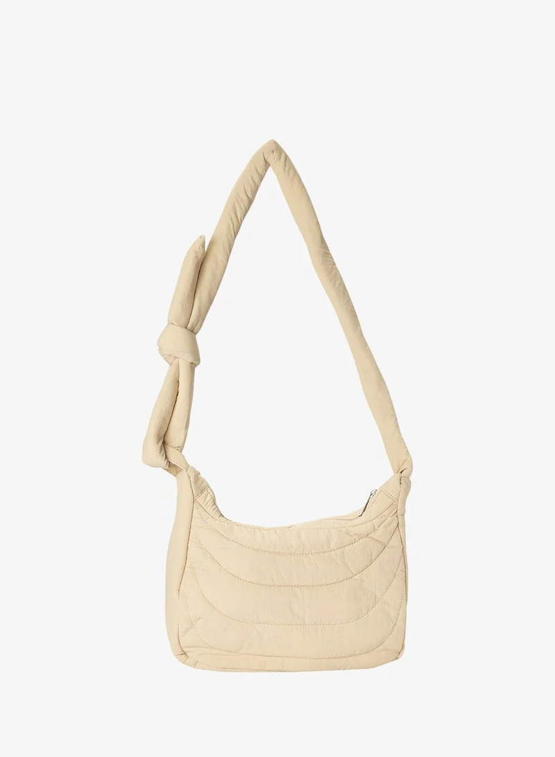 Bata Padded Tube Crossbody Bag