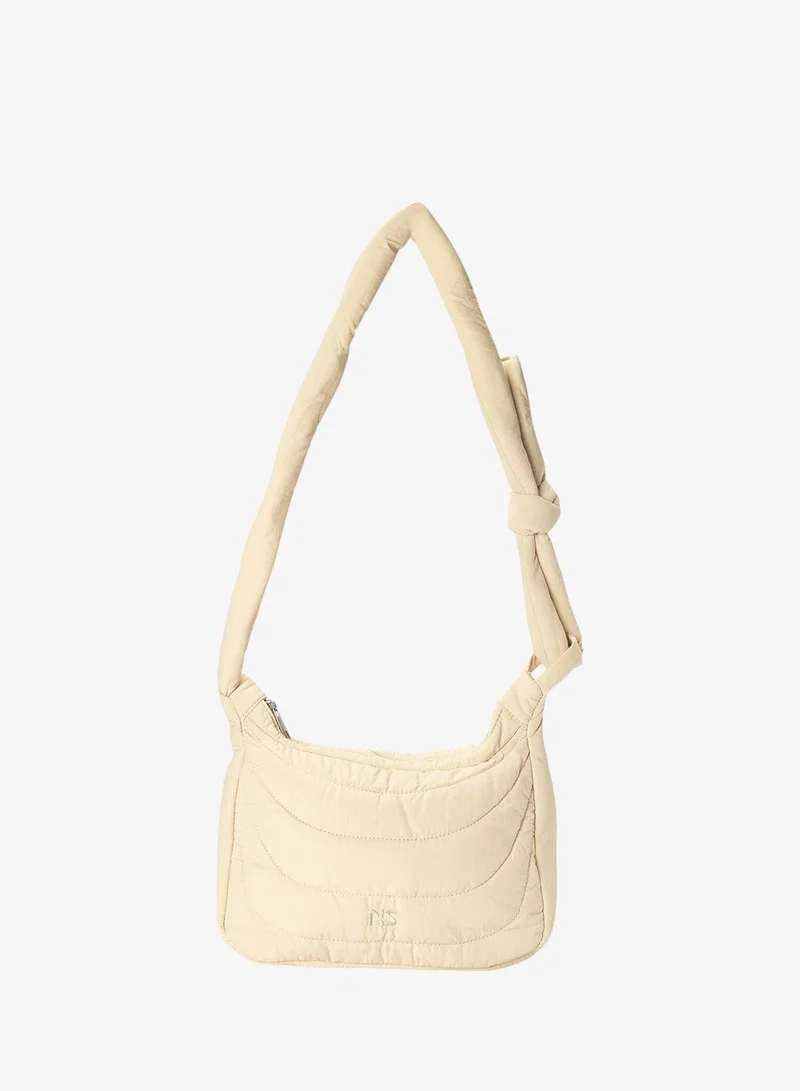 Bata Padded Tube Crossbody Bag
