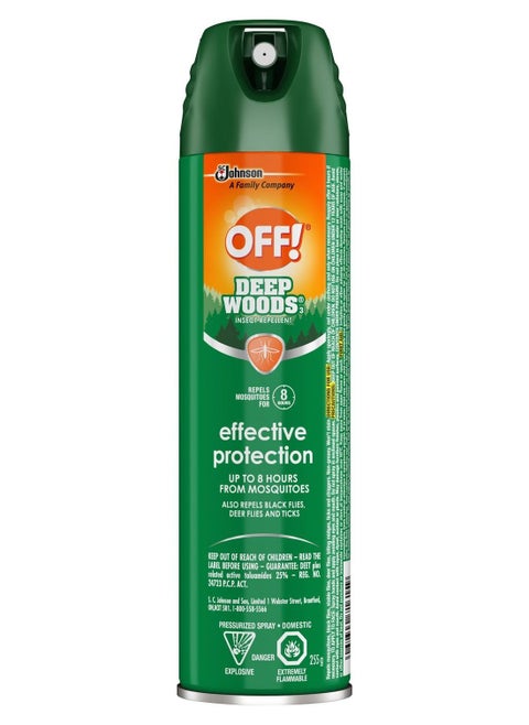 OFF! Deep Woods Insect and Mosquito Repellent Bug Spray Up to 8 Hours of Protection 255g