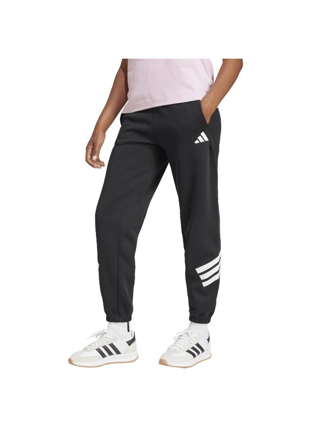 adidas أديداس بنطلون تدريب نسائي أسود Fi 3S Reg Pt XS - Image 2